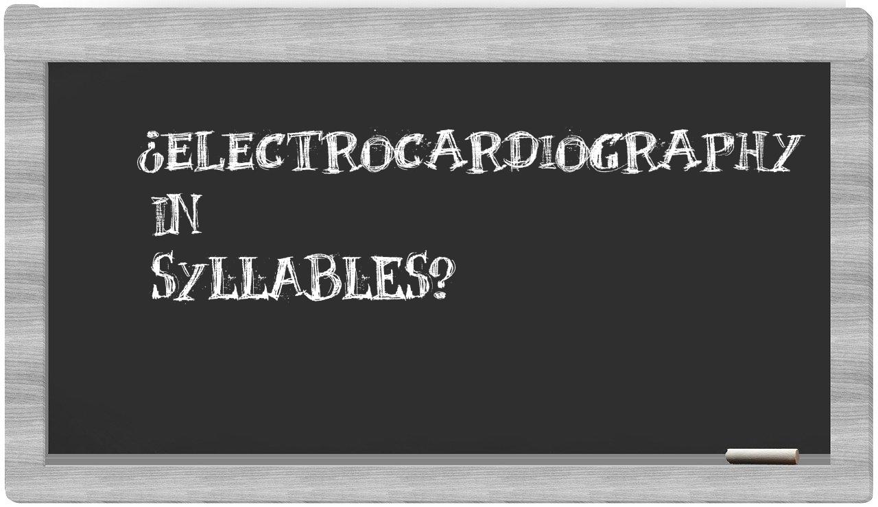 electrocardiography in syllables