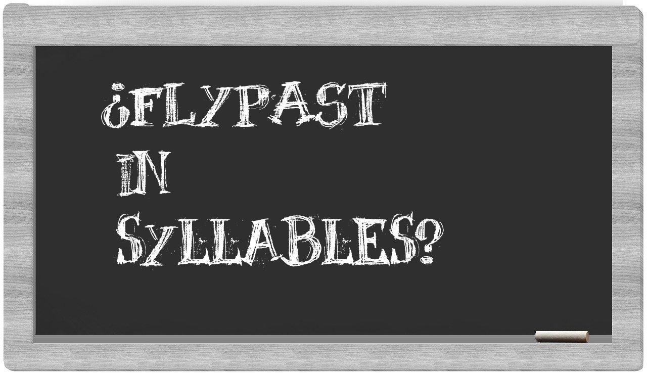 flypast in syllables