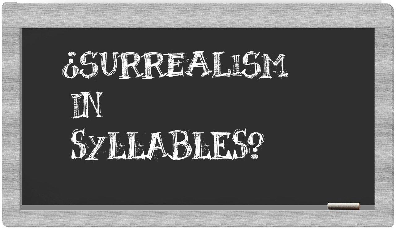 surrealism in syllables